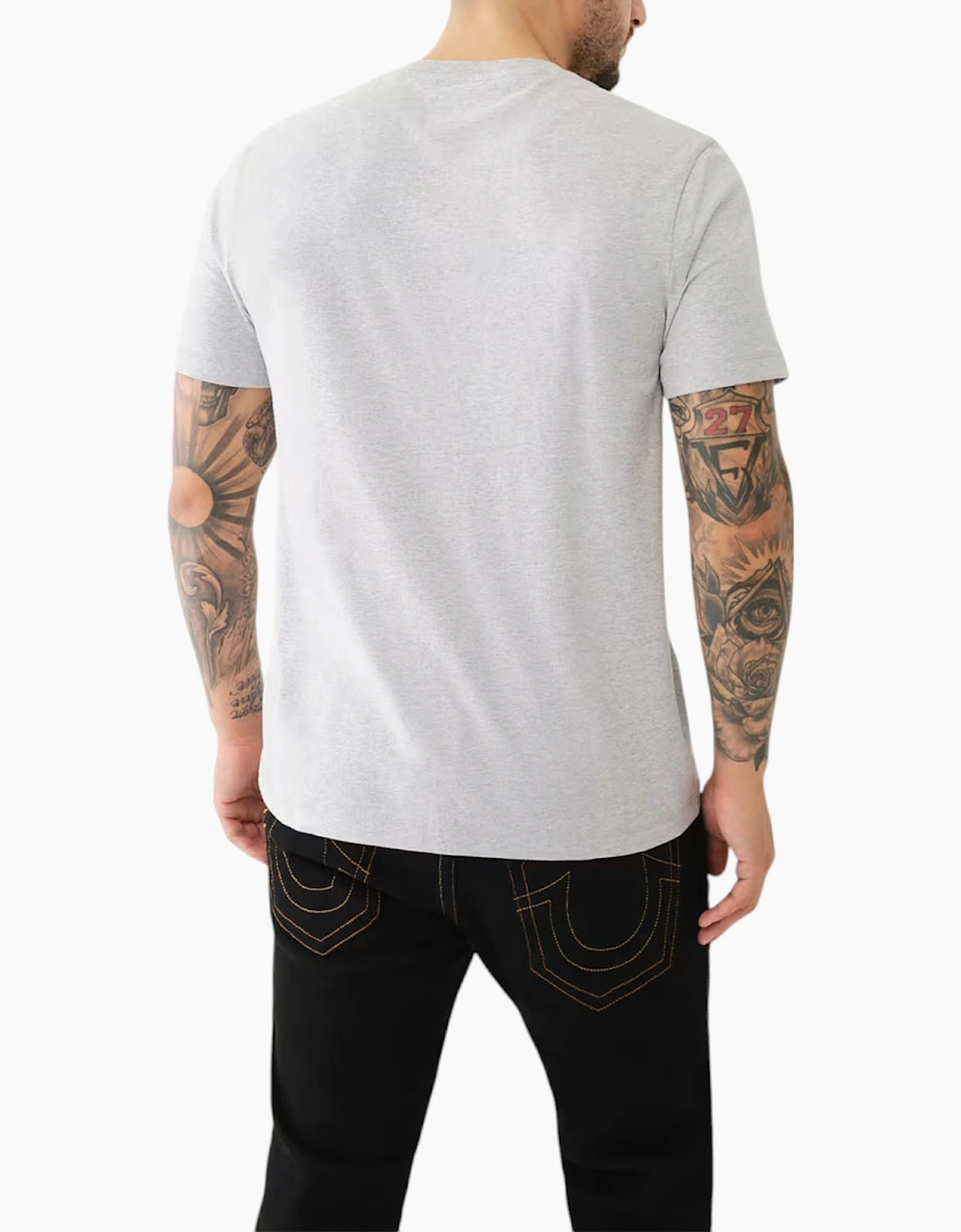 True Religion 108426 Mens Henley T Shirt