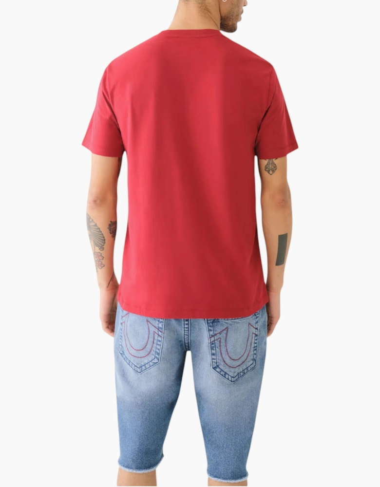 True Religion 108426 Mens Henley T Shirt