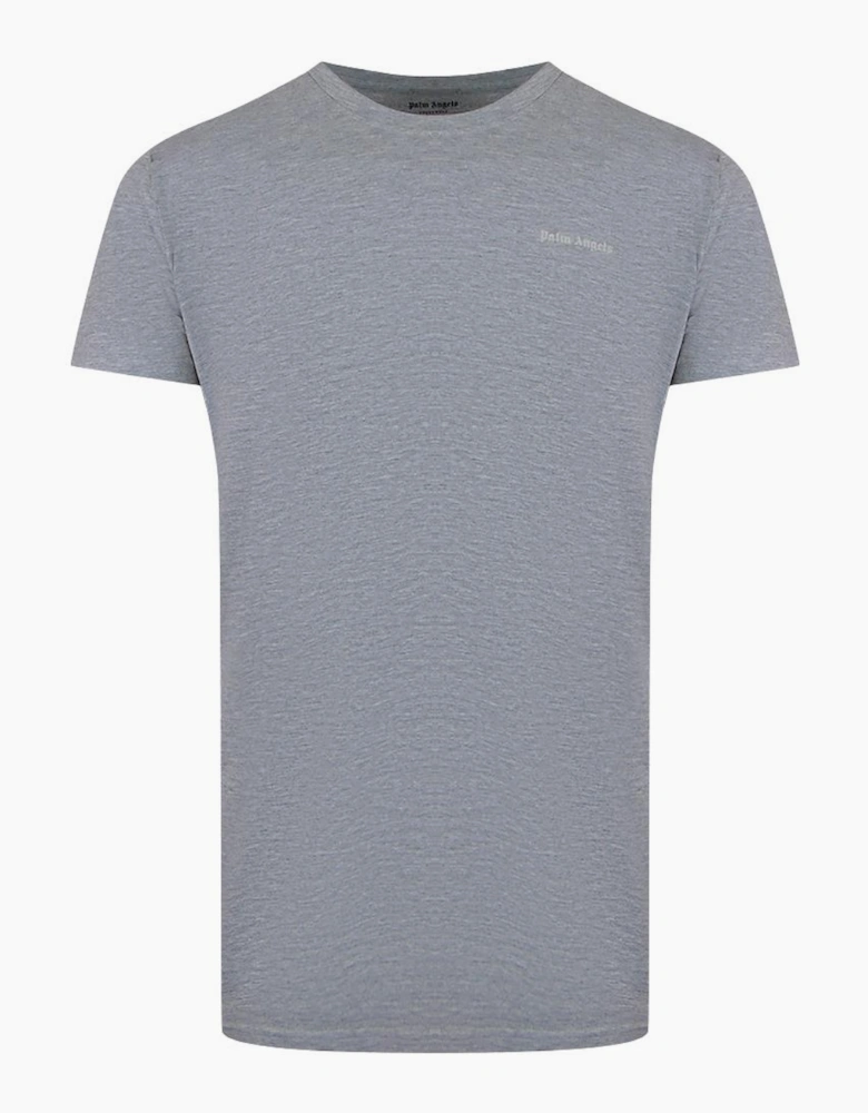 Palm Angels Tri-Pack Tonal Classic Logo Black, White and Grey T-Shirts