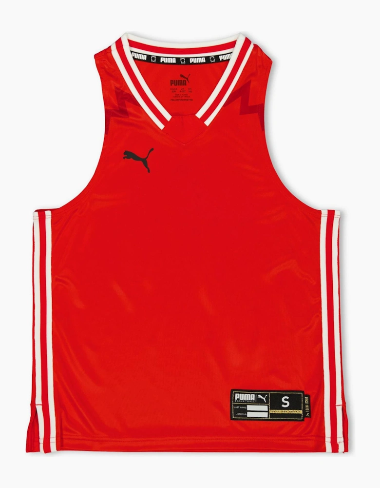 Kids Hoops Team Performance Basketball Jersey