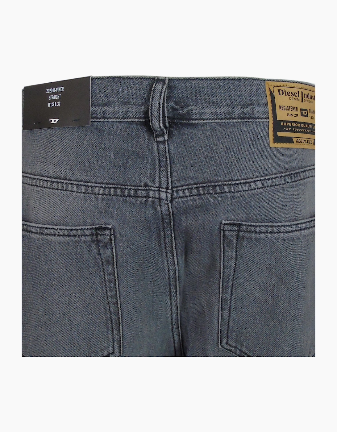 Diesel 2020 D-VIKER-R Grey Jeans