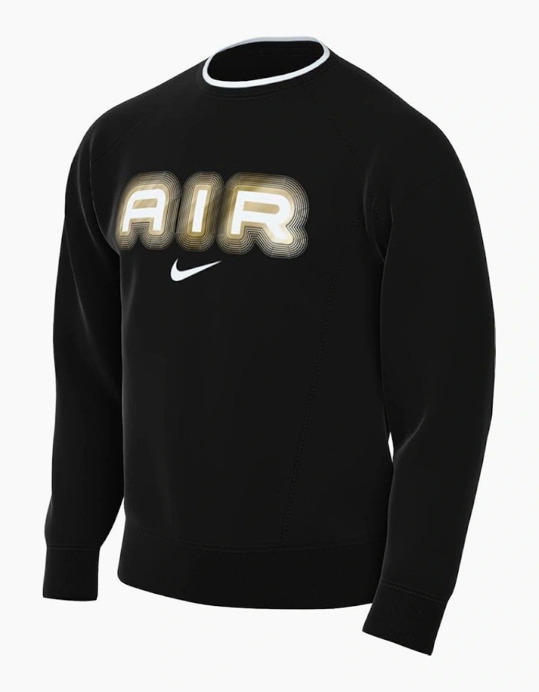 Nike Air Crew Neck Fleece Black Sweatshirt, 5 of 4
