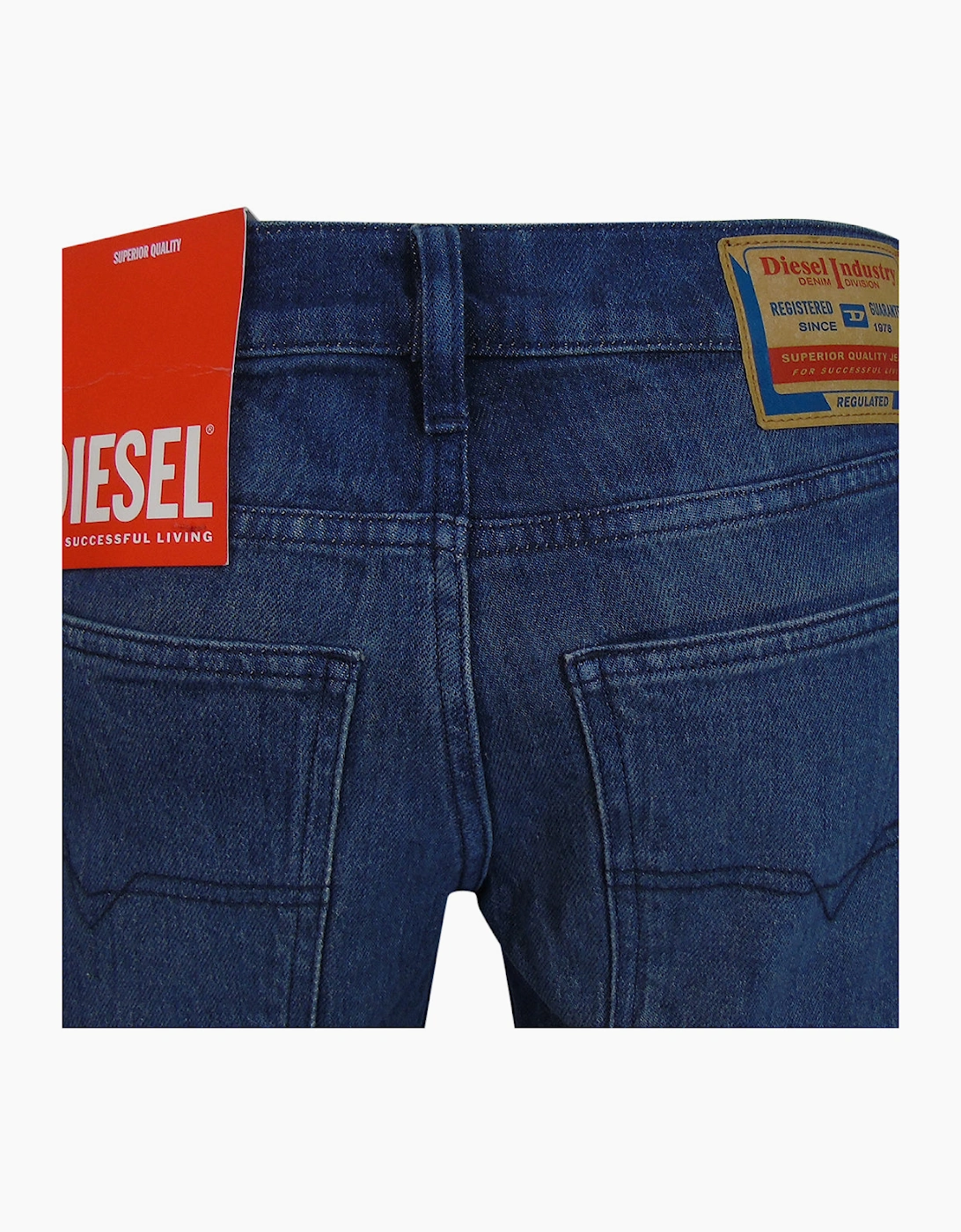 Diesel 1995 D-SARK Dark Blue Denim Pants