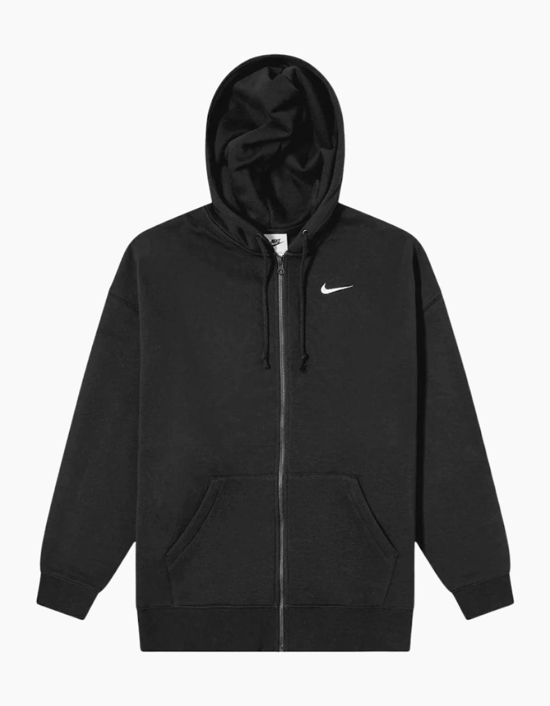 Nike Essentials Oversized Full Zip Black Hoodie, 5 of 4