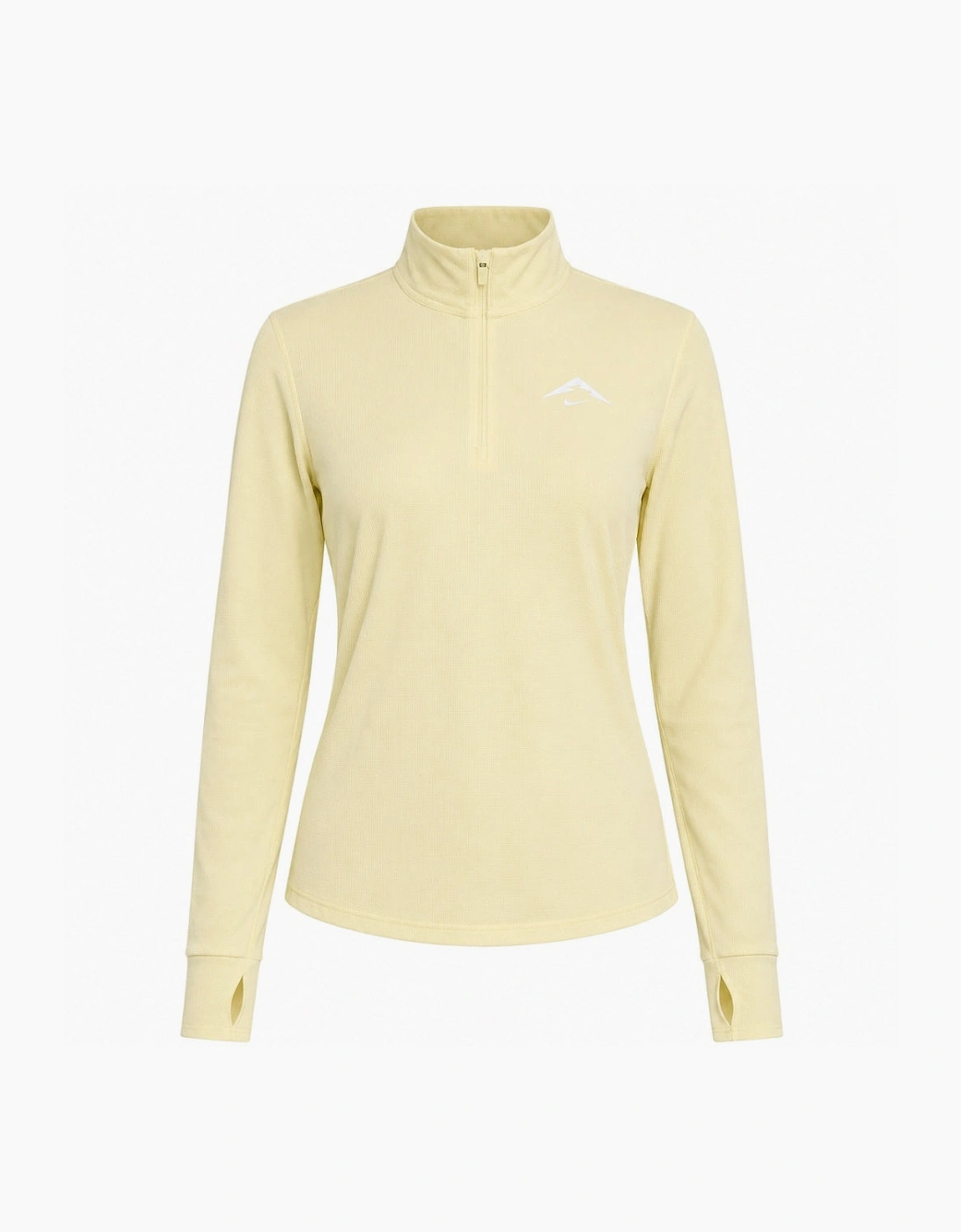Nike Dri-FIT Trail Longsleeve 1/2-Zip Yellow Top, 5 of 4