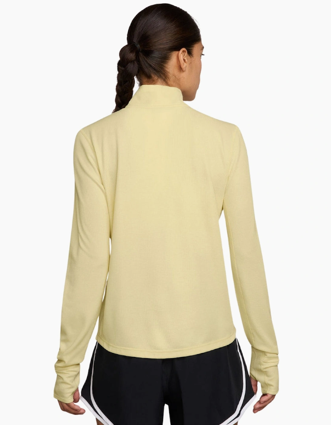Nike Dri-FIT Trail Longsleeve 1/2-Zip Yellow Top
