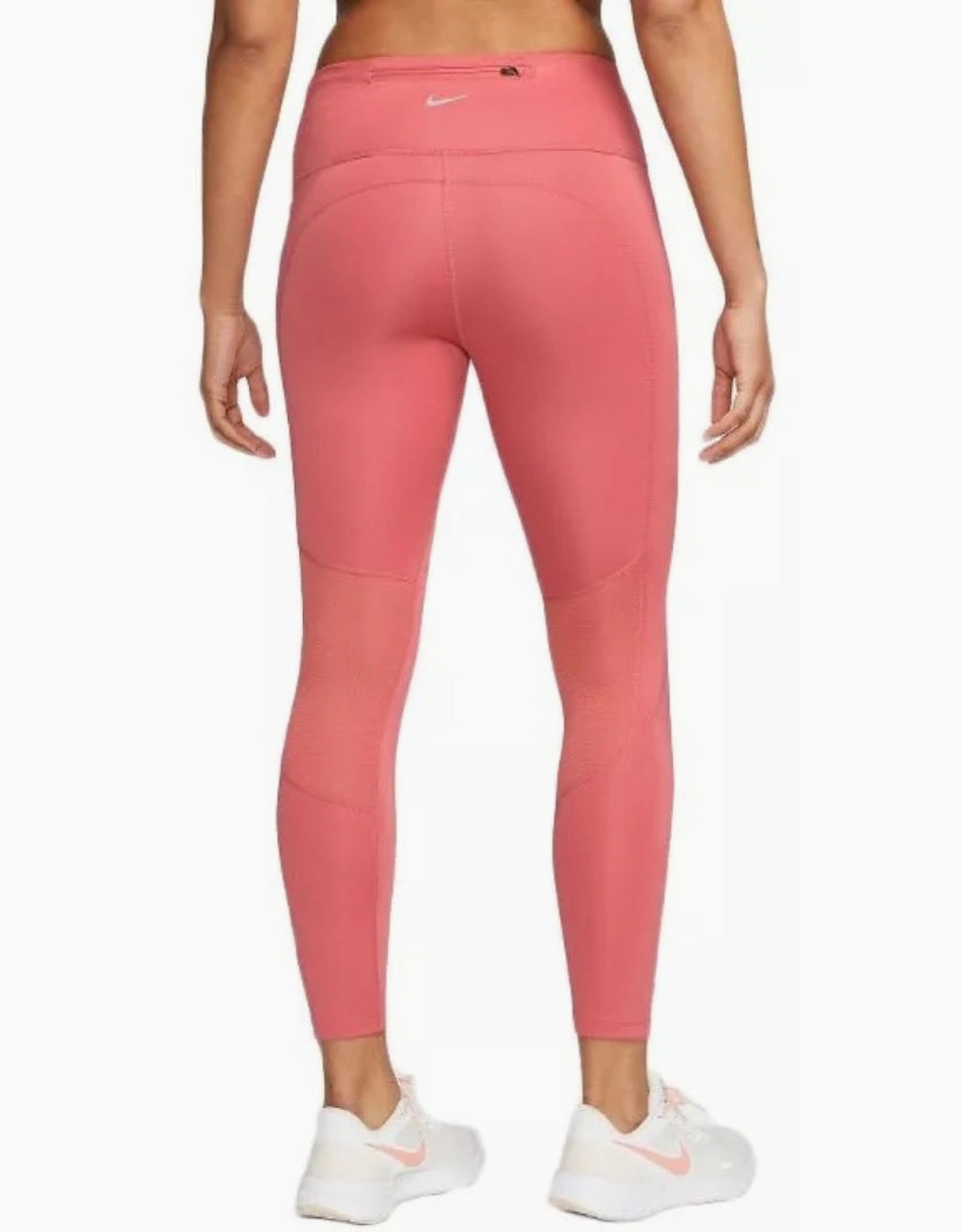 Nike Dri-Fit 7/8 Mid Rise Pink Running Leggings