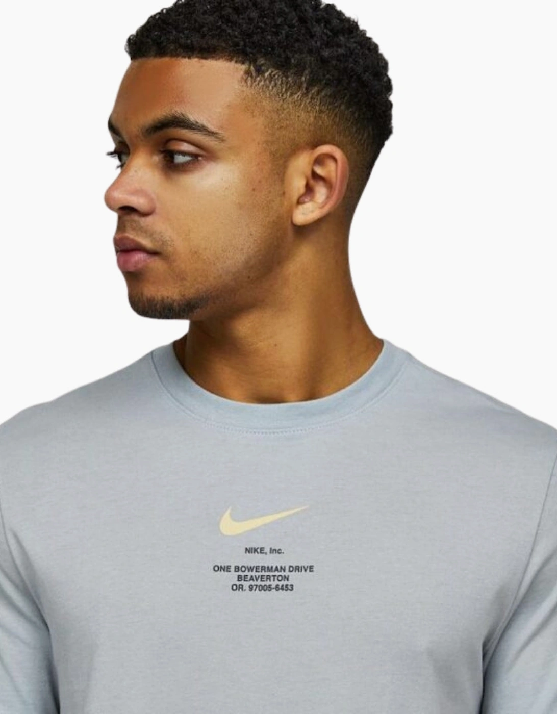 Nike Athletics Swoosh By Nike Grey T-Shirt