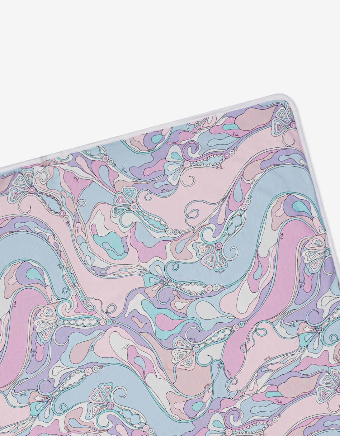 PUCCI Baby Girls Orchidee Print Blanket in Pink (L 80 x H 90 cm)