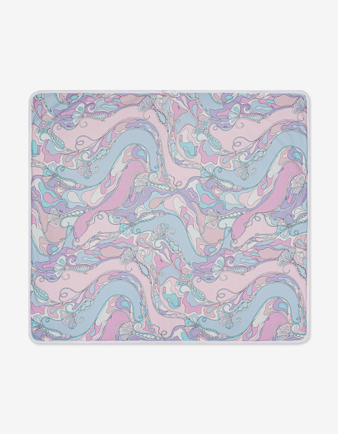 PUCCI Baby Girls Orchidee Print Blanket in Pink (L 80 x H 90 cm), 3 of 2