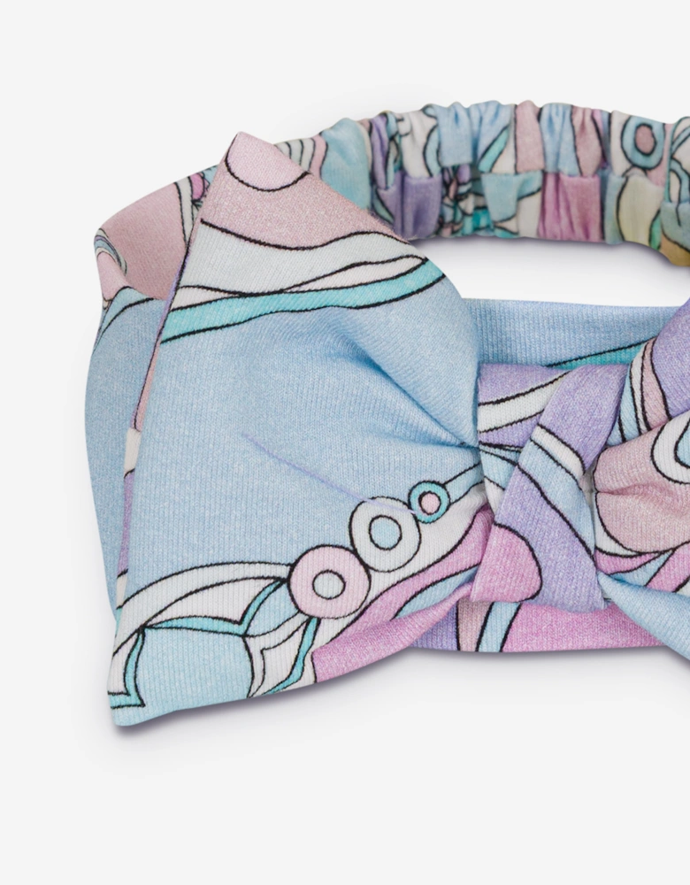 PUCCI Baby Girls Bow Headband in Pink