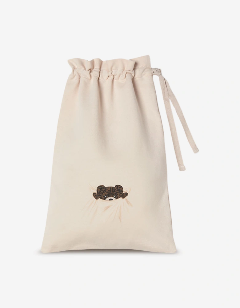 Fendi Baby Bear Short Pyjama Set in Beige