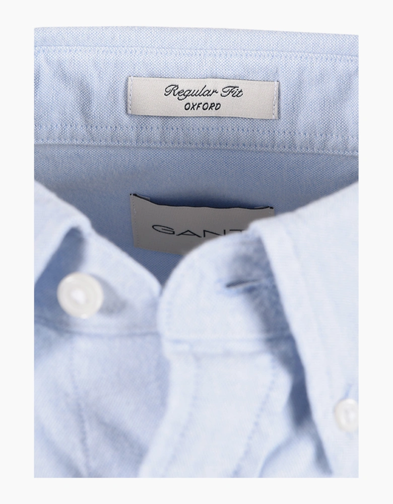 GANT REG FIT BRUSHED OXFORD SHIRT CLEAR SKY