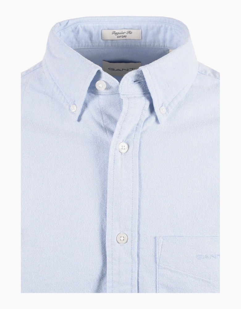 GANT REG FIT BRUSHED OXFORD SHIRT CLEAR SKY