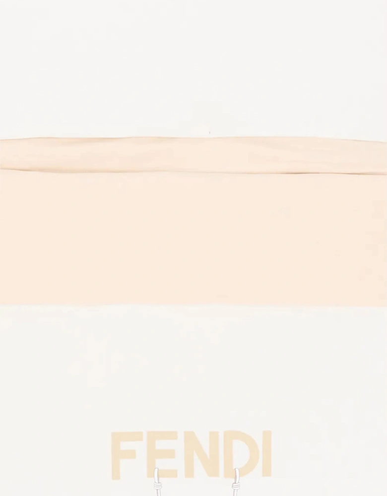 Fendi Baby Bear Logo Nest in White (78cm)