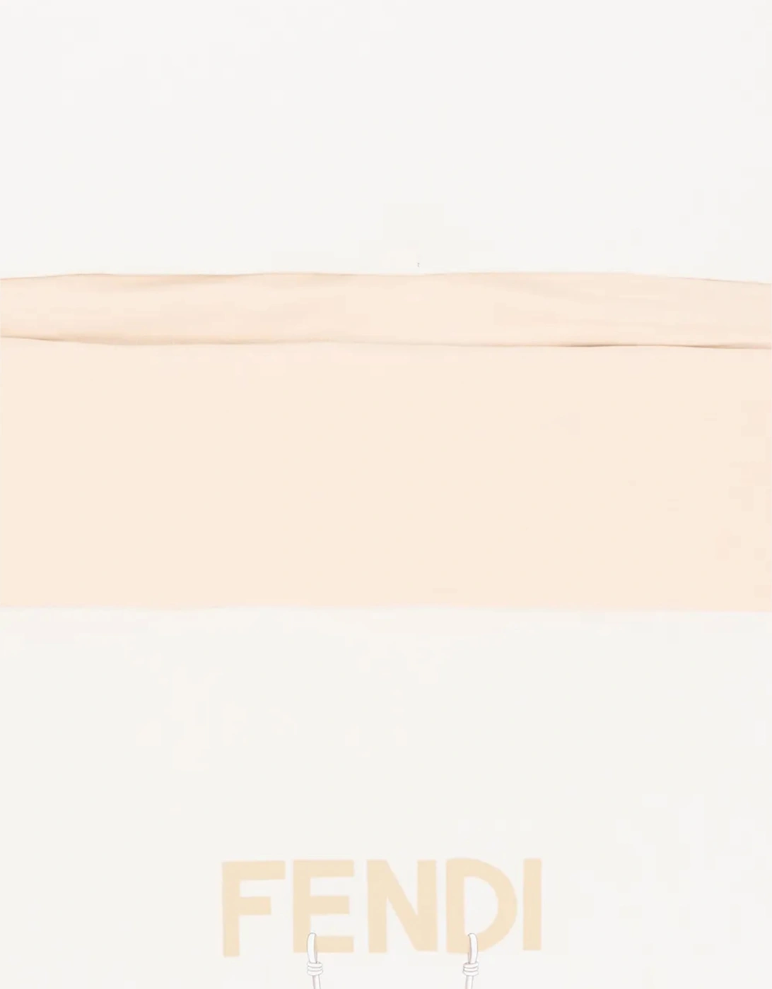Fendi Baby Bear Logo Nest in White (78cm)