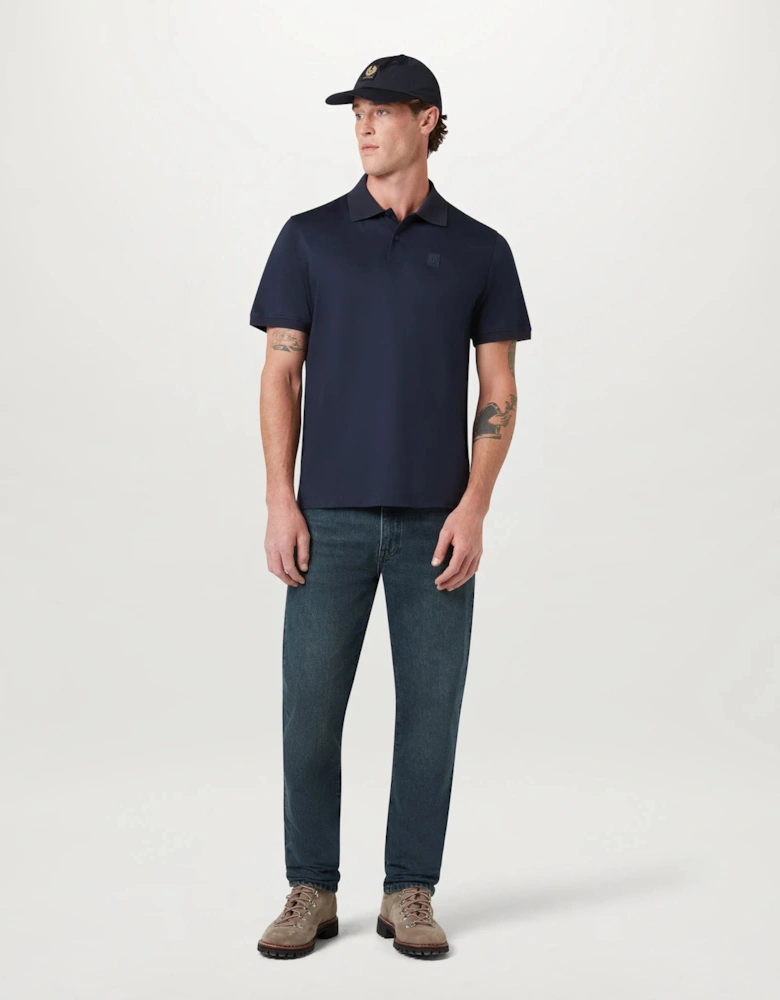 Belstaff Mens Steel Polo Shirt - Dark Ink