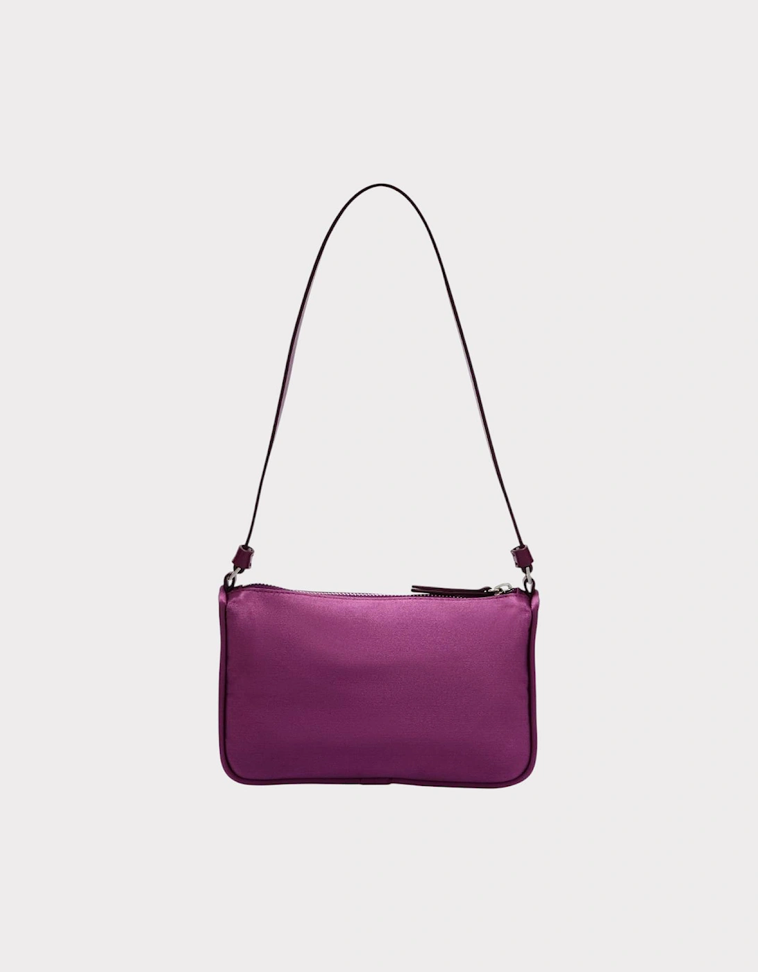 Palm Angels Satin Palm Shoulder Bag Purple