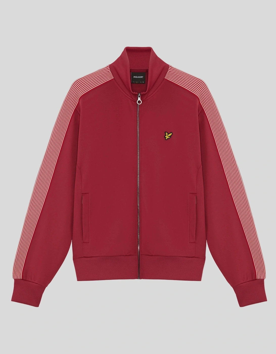 Sports Striped Taped Track Jacket