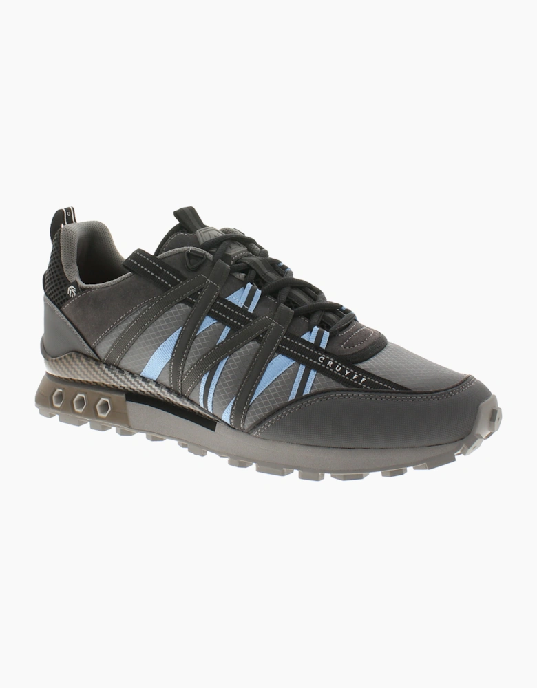 CRUYFF Mens Trainers Fearia Hex-Tech Montserrat Lace Up grey blue UK Size