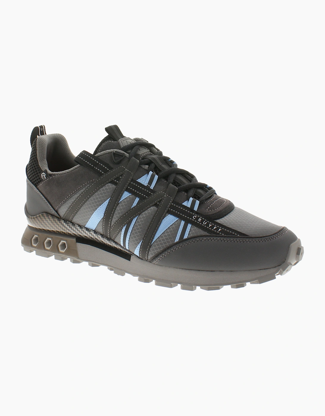 CRUYFF Mens Trainers Fearia Hex-Tech Montserrat Lace Up grey blue UK Size
