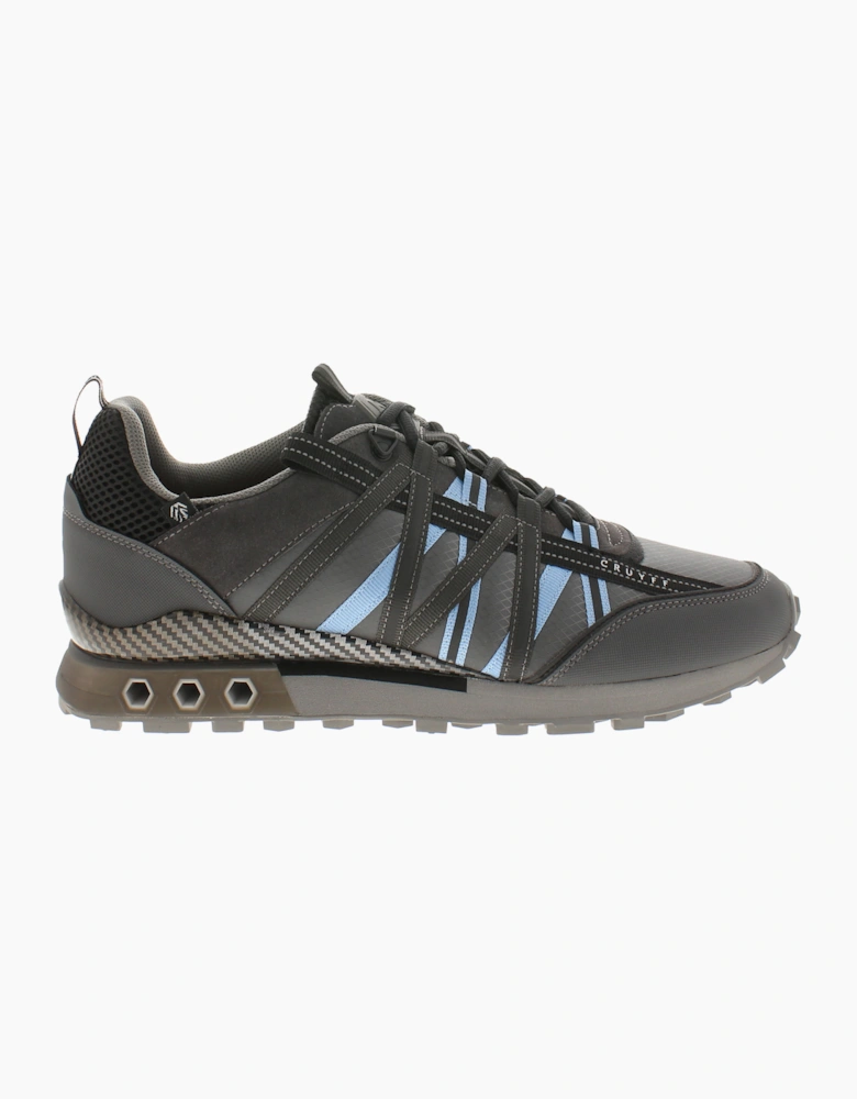 CRUYFF Mens Trainers Fearia Hex-Tech Montserrat Lace Up grey blue UK Size