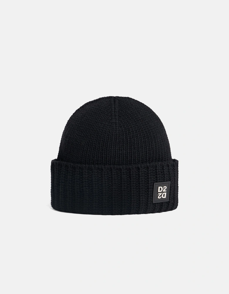 D2 Wool Beanie Black