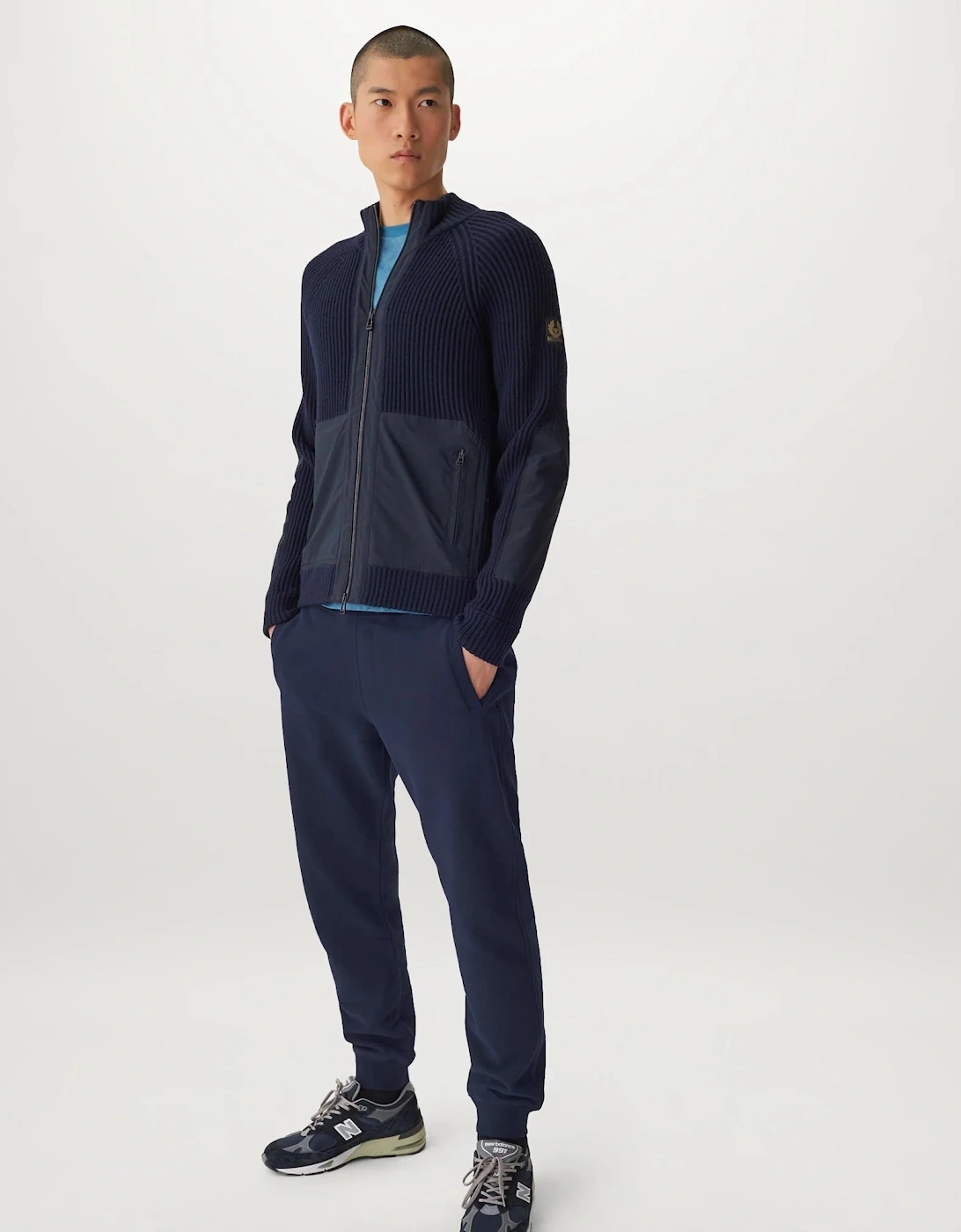 Belstaff Mens Logo Sweatpants - Black
