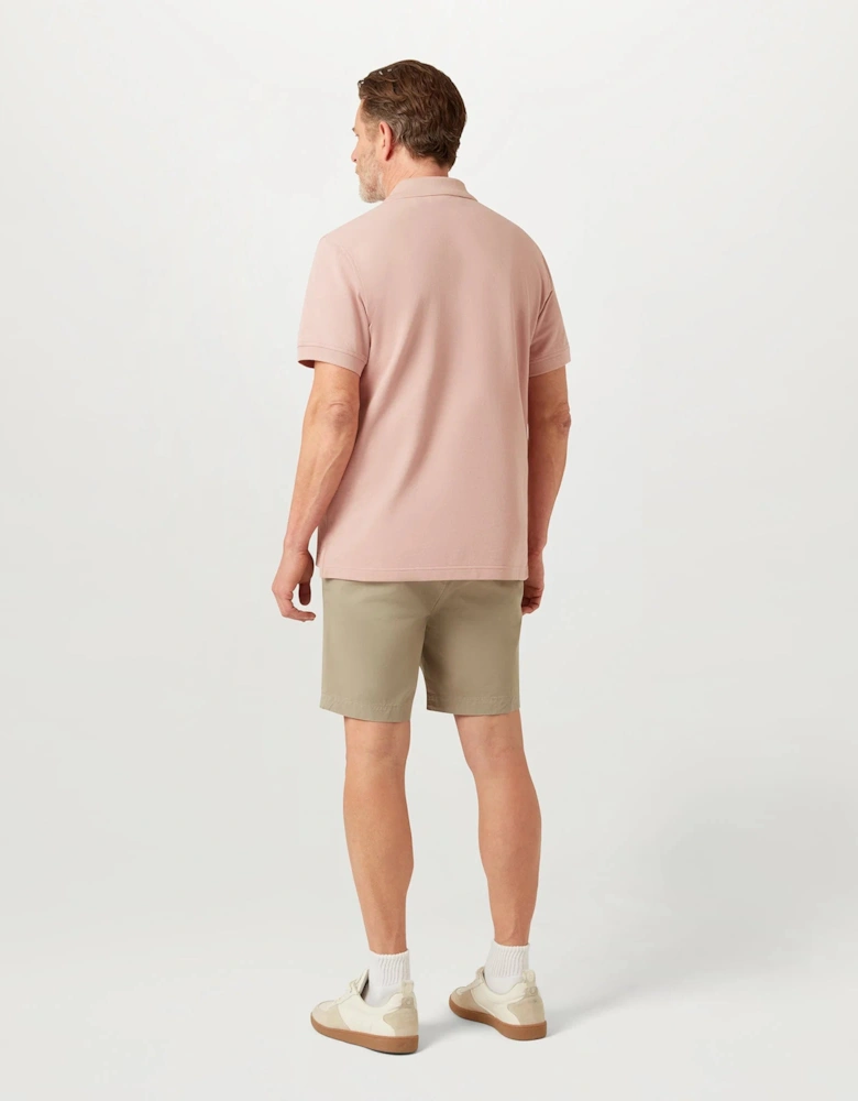 Belstaff Mens Logo Polo - Dusk Pink