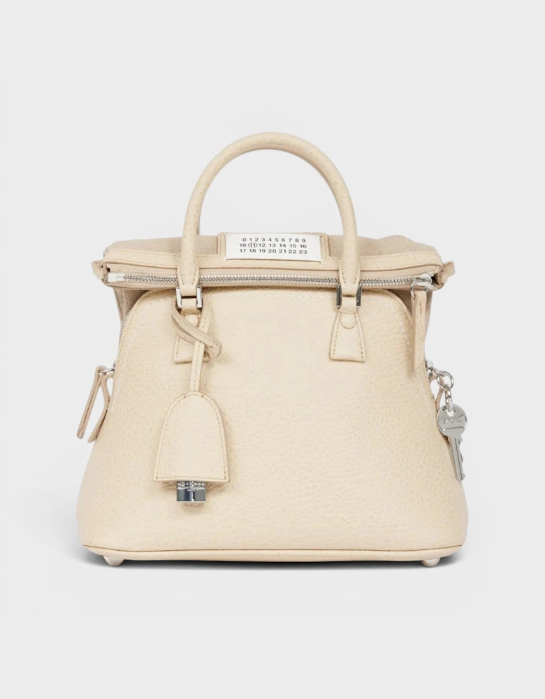 5AC Mini Bag Grainy Leather Beige