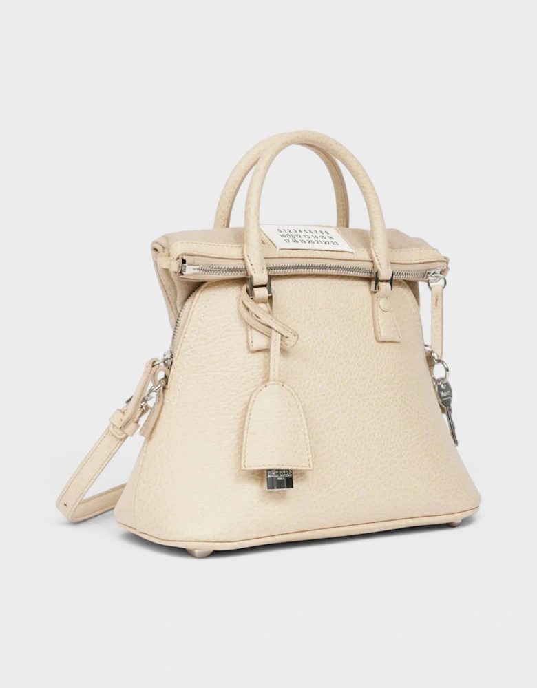 5AC Mini Bag Grainy Leather Beige