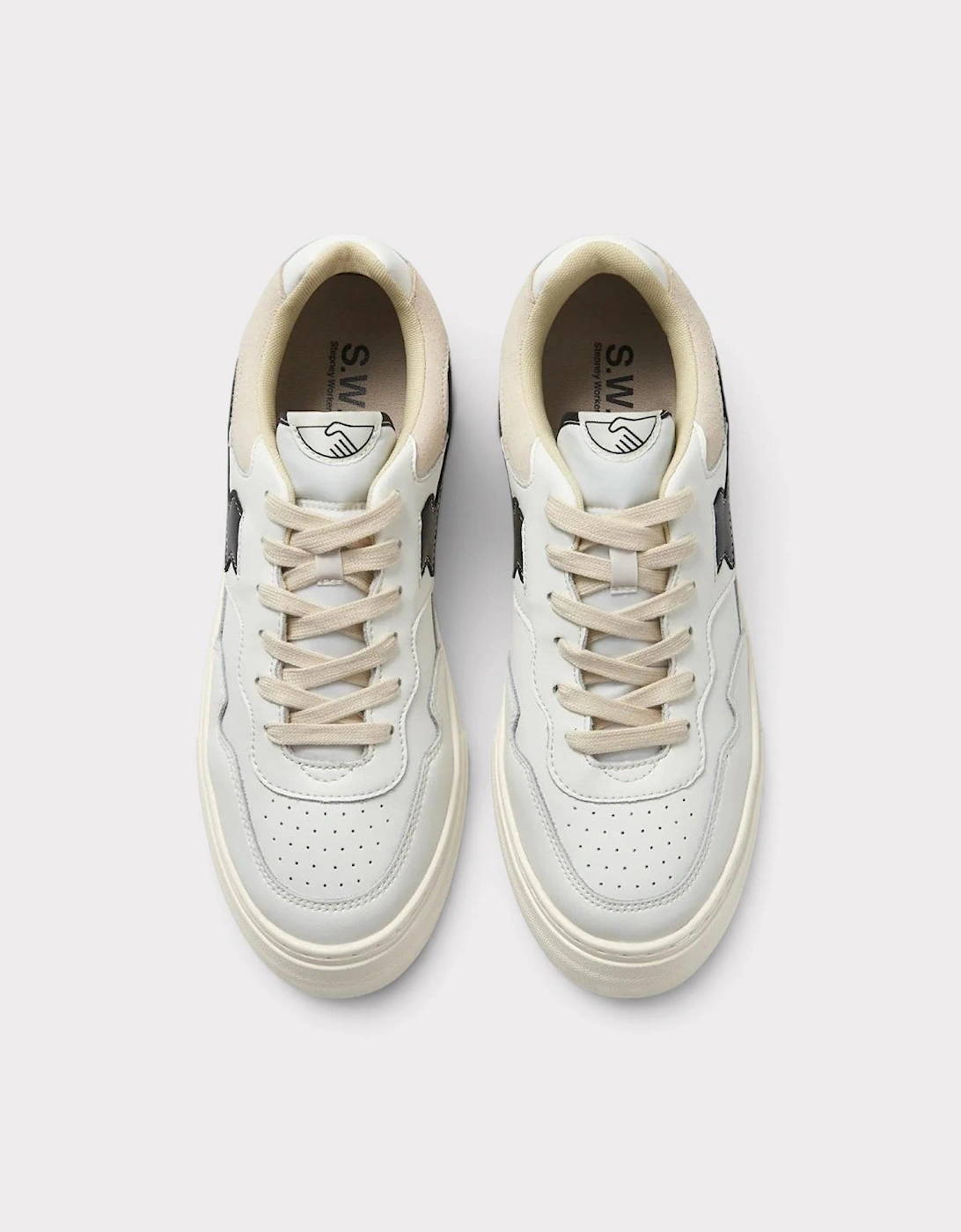 Pearl S-Strike Leather White Black