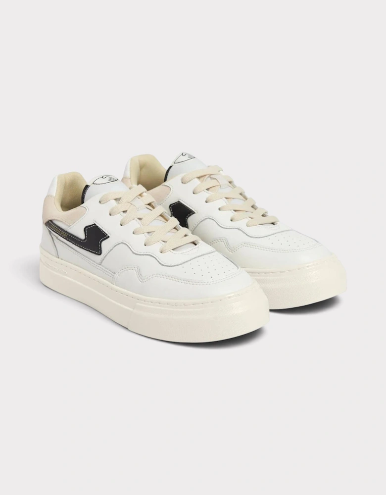 Pearl S-Strike Leather White Black