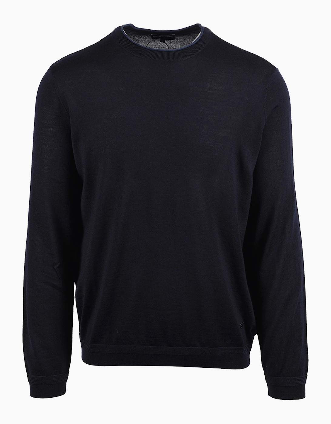 EMPORIO ARMANI TRAVEL ESSENTIAL SWEATSHIRT NAVY
