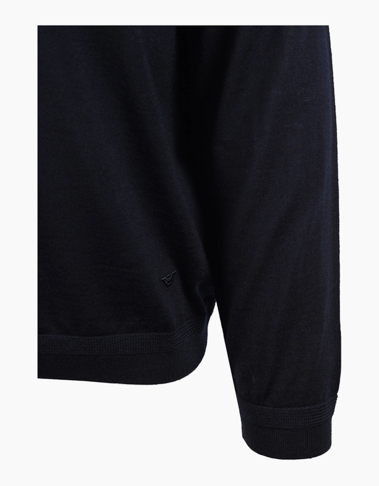 EMPORIO ARMANI TRAVEL ESSENTIAL SWEATSHIRT NAVY