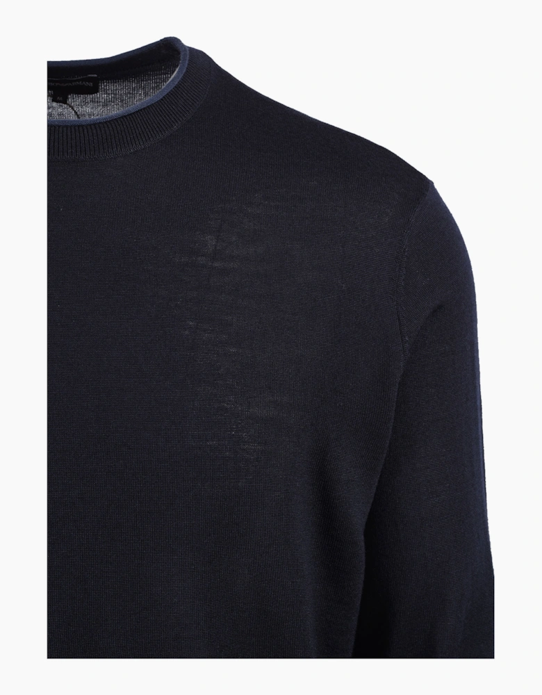 EMPORIO ARMANI TRAVEL ESSENTIAL SWEATSHIRT NAVY