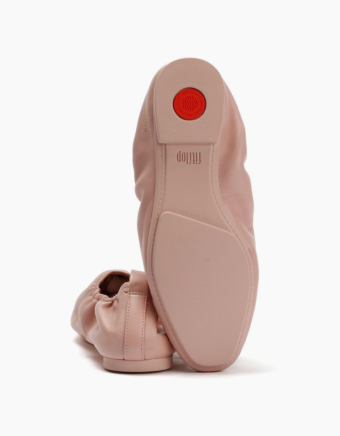 FitFlop DELICATO X PANTONE Poise Leather Ballerinas