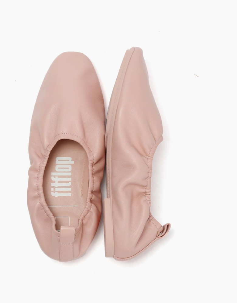 FitFlop DELICATO X PANTONE Poise Leather Ballerinas