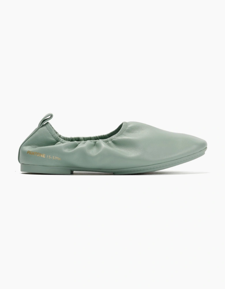 FitFlop DELICATO X PANTONE Poise Leather Ballerinas