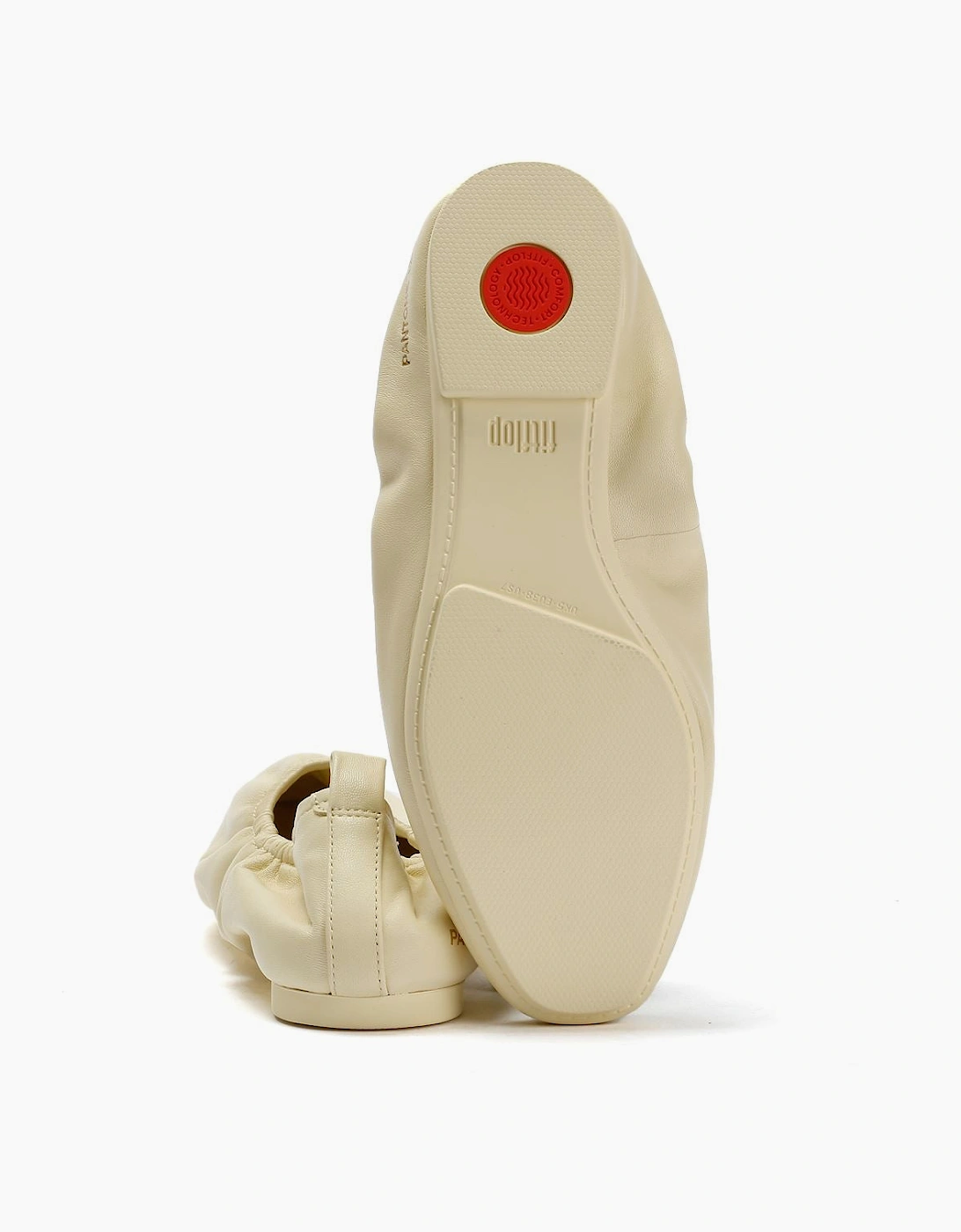 FitFlop DELICATO X PANTONE Poise Leather Ballerinas