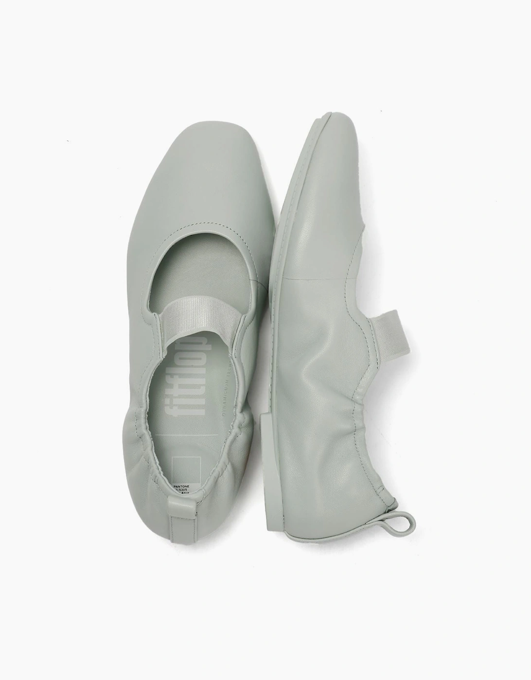 FitFlop DELICATO X PANTONE Poise Leather Mary-Janes