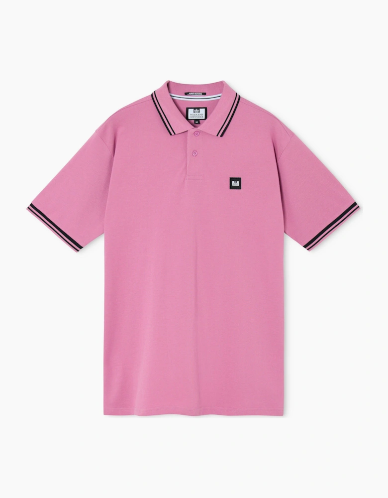 Weekend Offender Weekend Offender Levanto Polo Shirt Chrosite Pink Black