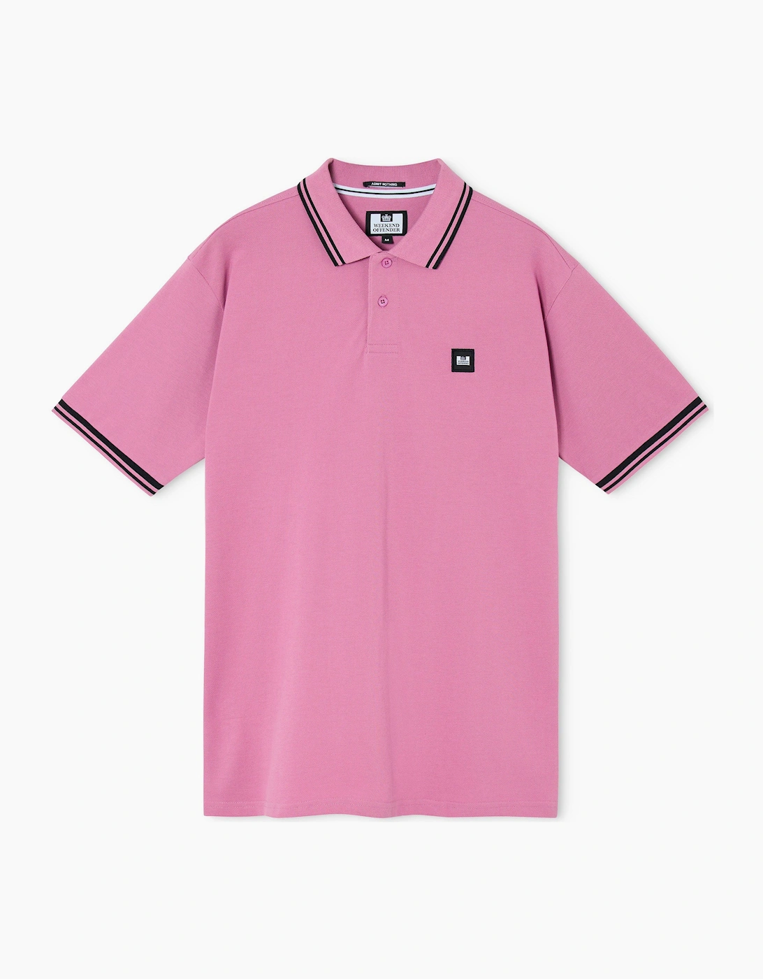 Weekend Offender Weekend Offender Levanto Polo Shirt Chrosite Pink Black