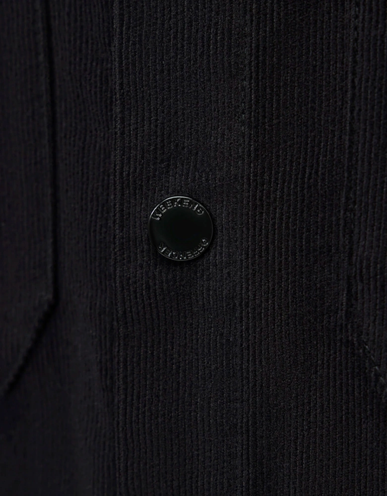 Weekend Offender Erding Cord shirt BLACK