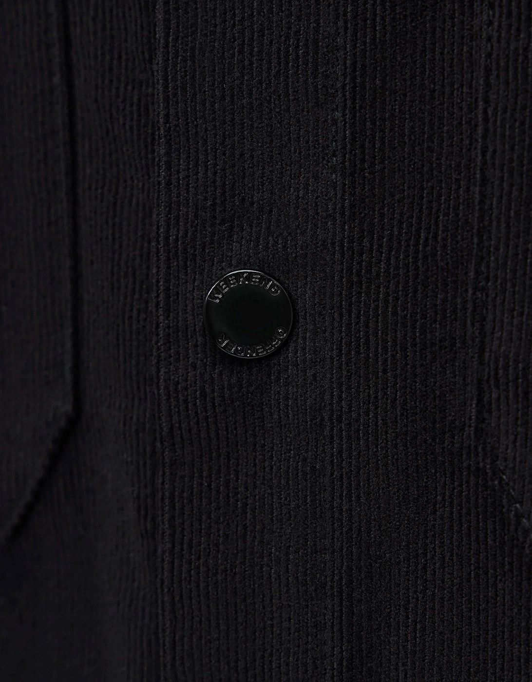 Weekend Offender Erding Cord shirt BLACK