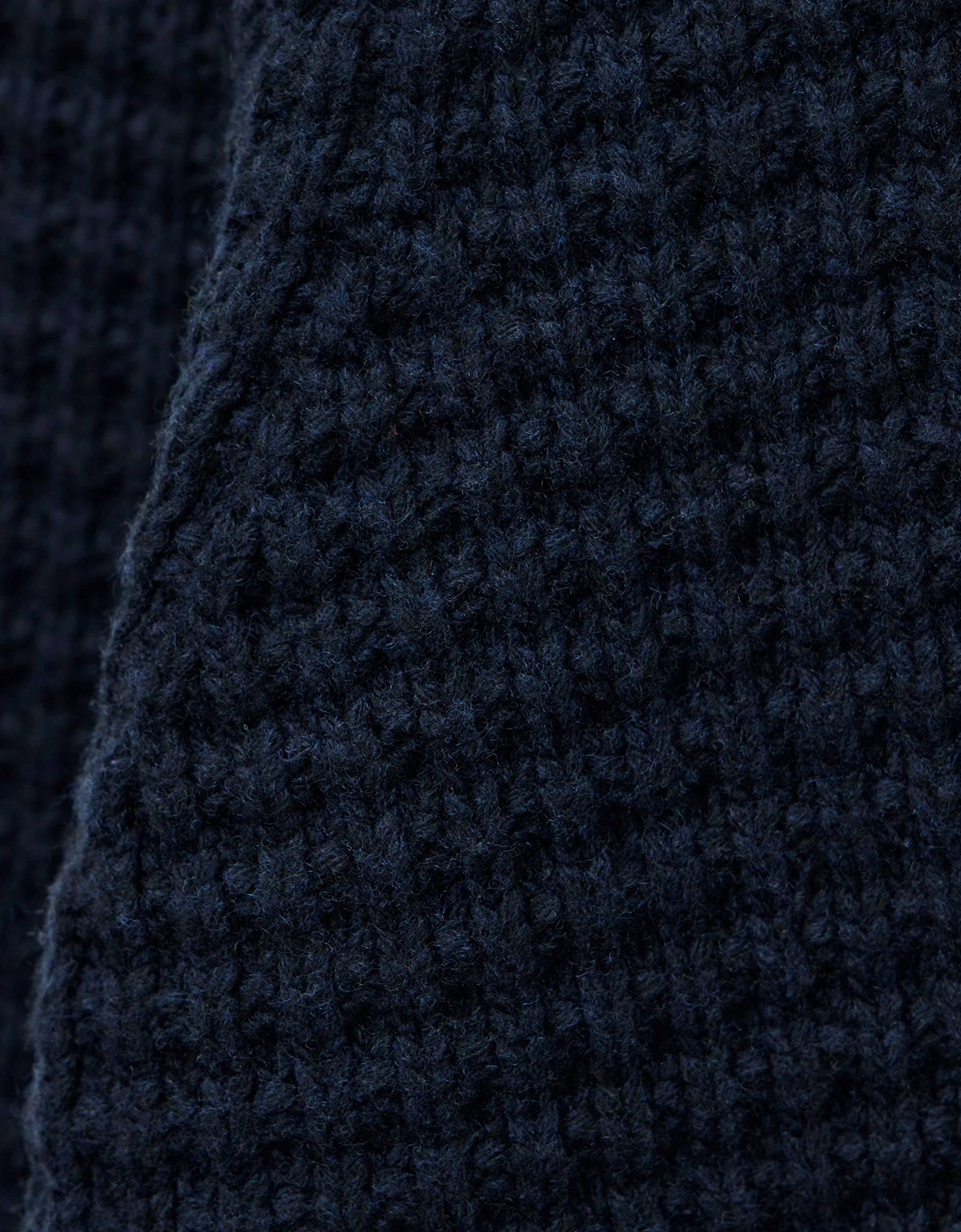 Weekend Offender Molson Chunky Mock Neck knit NAVY