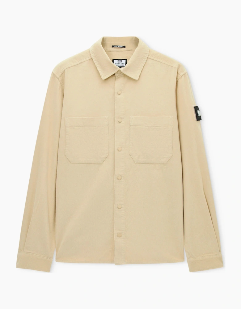 Weekend Offender Erding Cord shirt CALCIUM