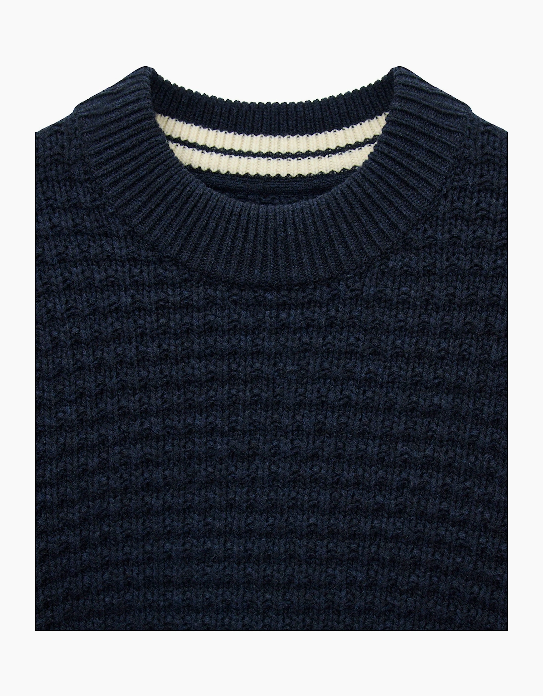 Weekend Offender Molson Chunky Mock Neck knit NAVY