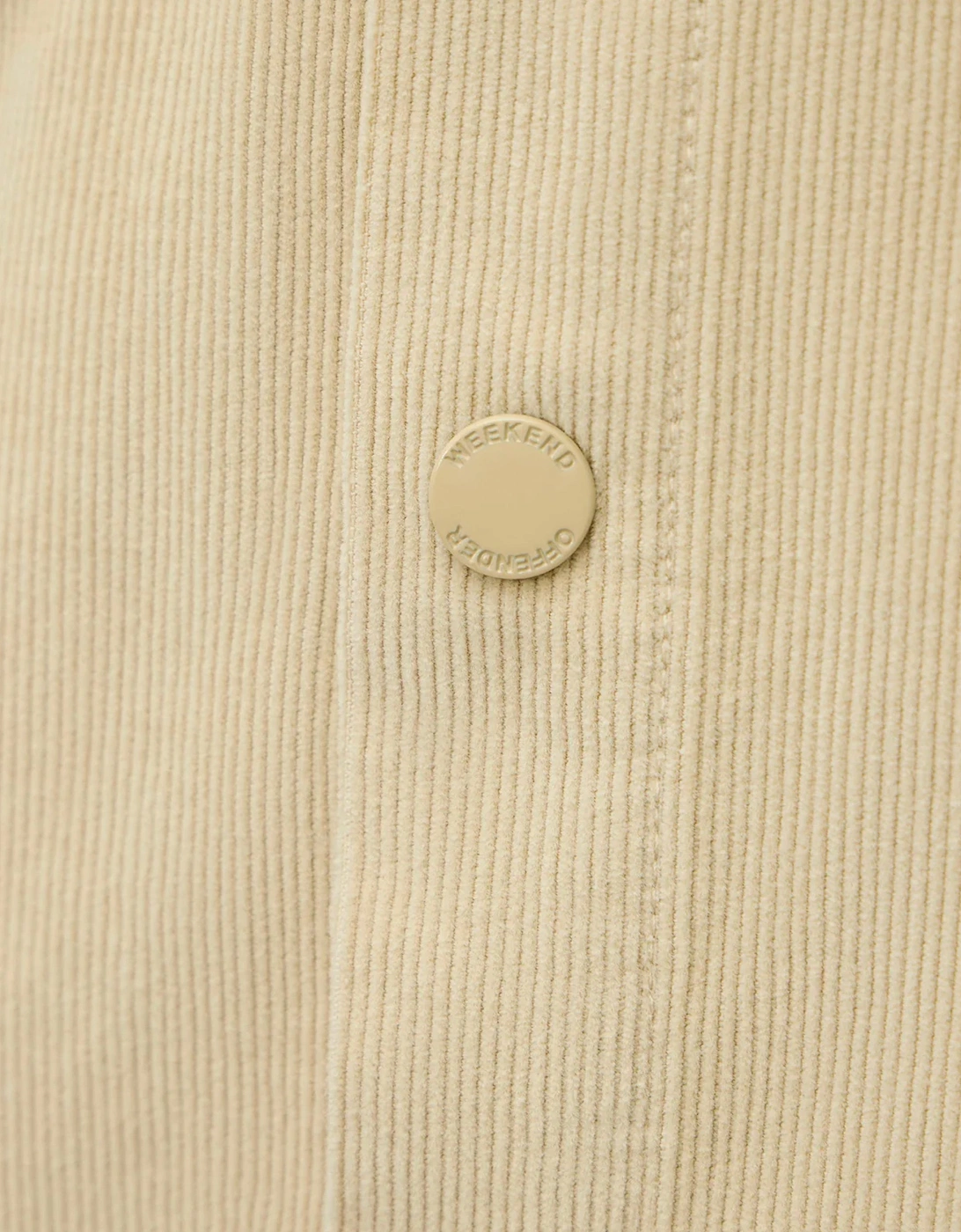Weekend Offender Erding Cord shirt CALCIUM