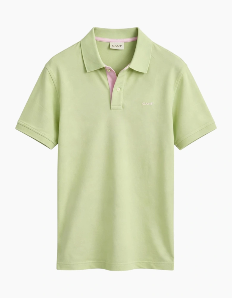 Gant Mens Polo Shirt Contrast Short Sleeve Summer Polo Cotton